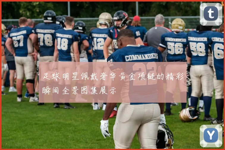 足球明星佩戴奢华黄金项链的精彩瞬间全景图集展示