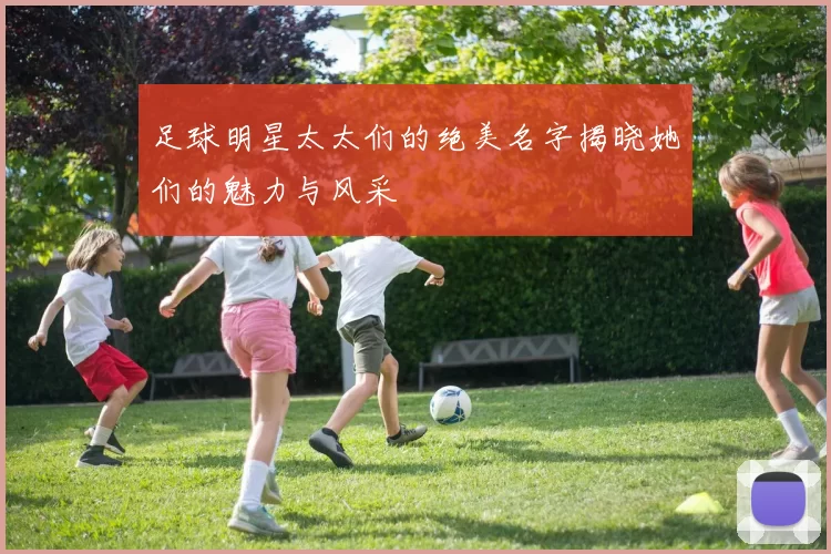 足球明星太太们的绝美名字揭晓她们的魅力与风采
